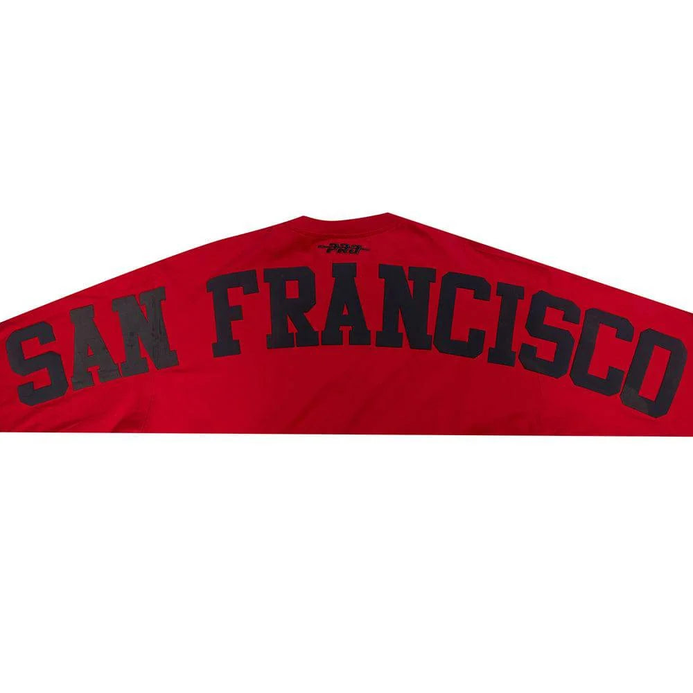 Pro Standard San Francisco 49ers Wingspan LS Tee - Red (FS42410471-RED)