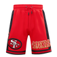 Pro Standard San Francisco 49ers Retro Classic DK 2.0 Short - Red/Black (FS4343594-RBK)