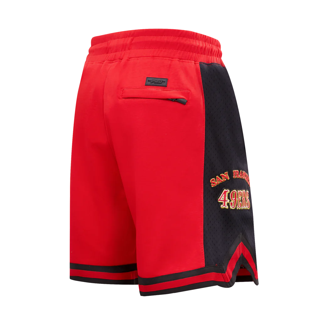 Pro Standard San Francisco 49ers Retro Classic DK 2.0 Short - Red/Black (FS4343594-RBK)