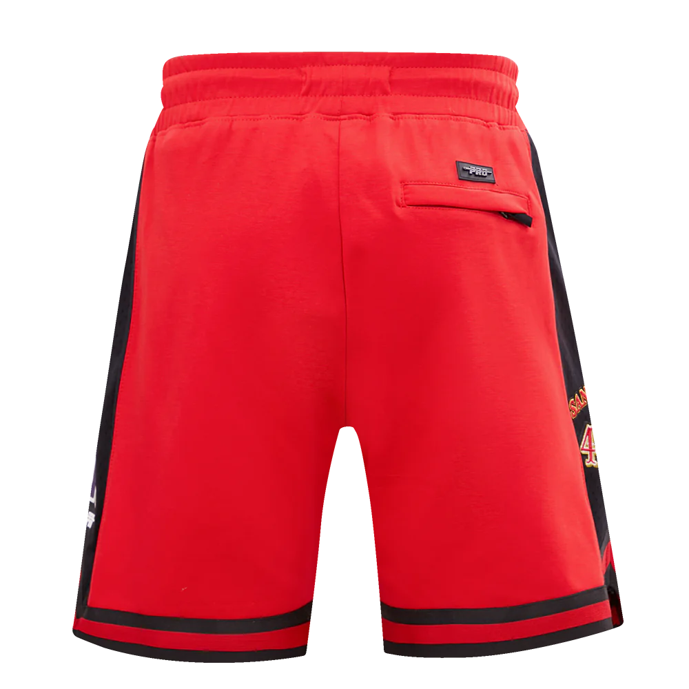 Pro Standard San Francisco 49ers Retro Classic DK 2.0 Short - Red/Black (FS4343594-RBK)
