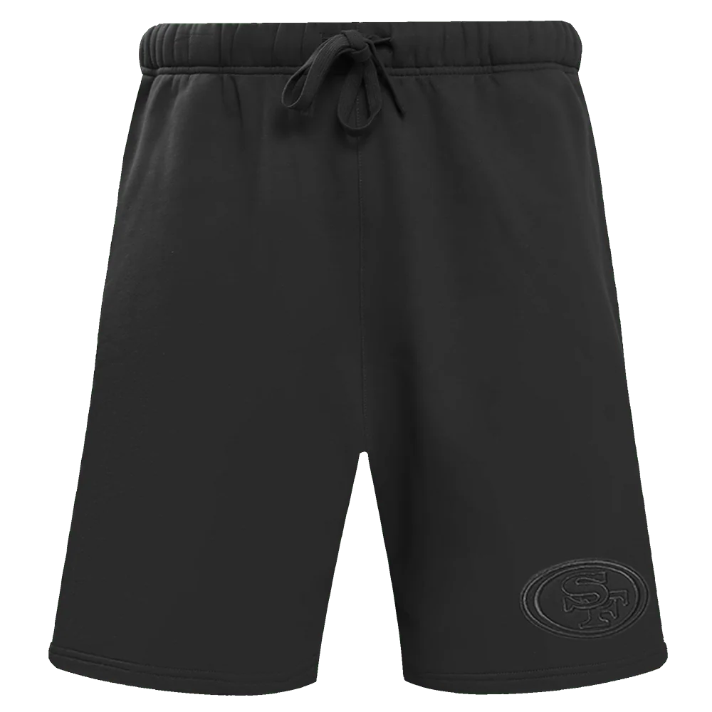 Pro Standard San Francisco 49ers Neutral FLC Short - Black (FS4344635-BLK)