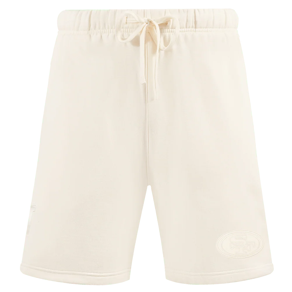 Pro Standard San Francisco 49ers Neutral FLC Short - Eggshell (FS4344635-EGG)