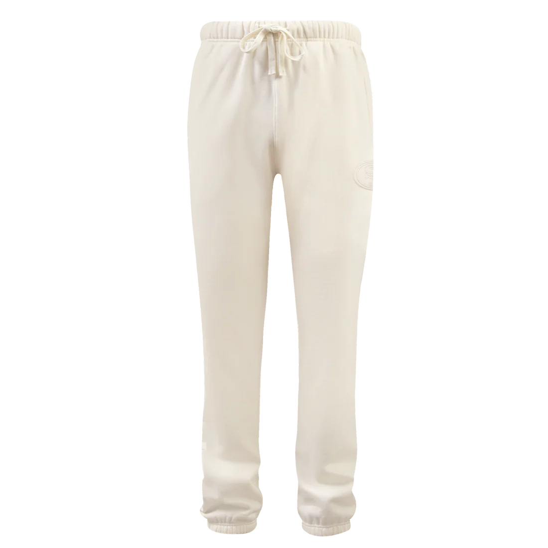 Pro Standard San Francisco 49ers Neutral Logo Sweatpants - Eggshell (FS4444636-EGG)