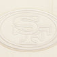 Pro Standard San Francisco 49ers Neutral Logo Sweatpants - Eggshell (FS4444636-EGG)
