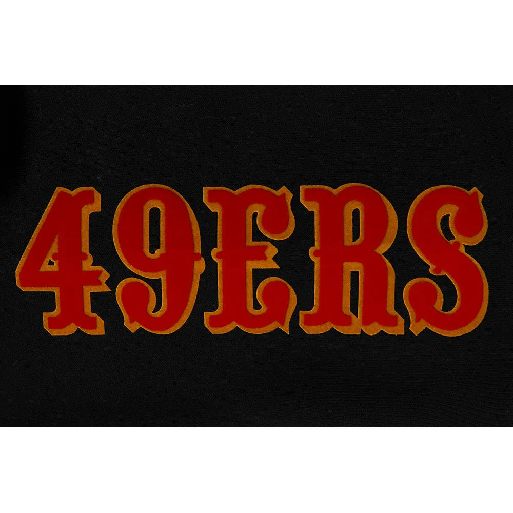 Pro Standard San Francisco 49ers Classic Arch Hoodie - Black (FS45410179-BLK)