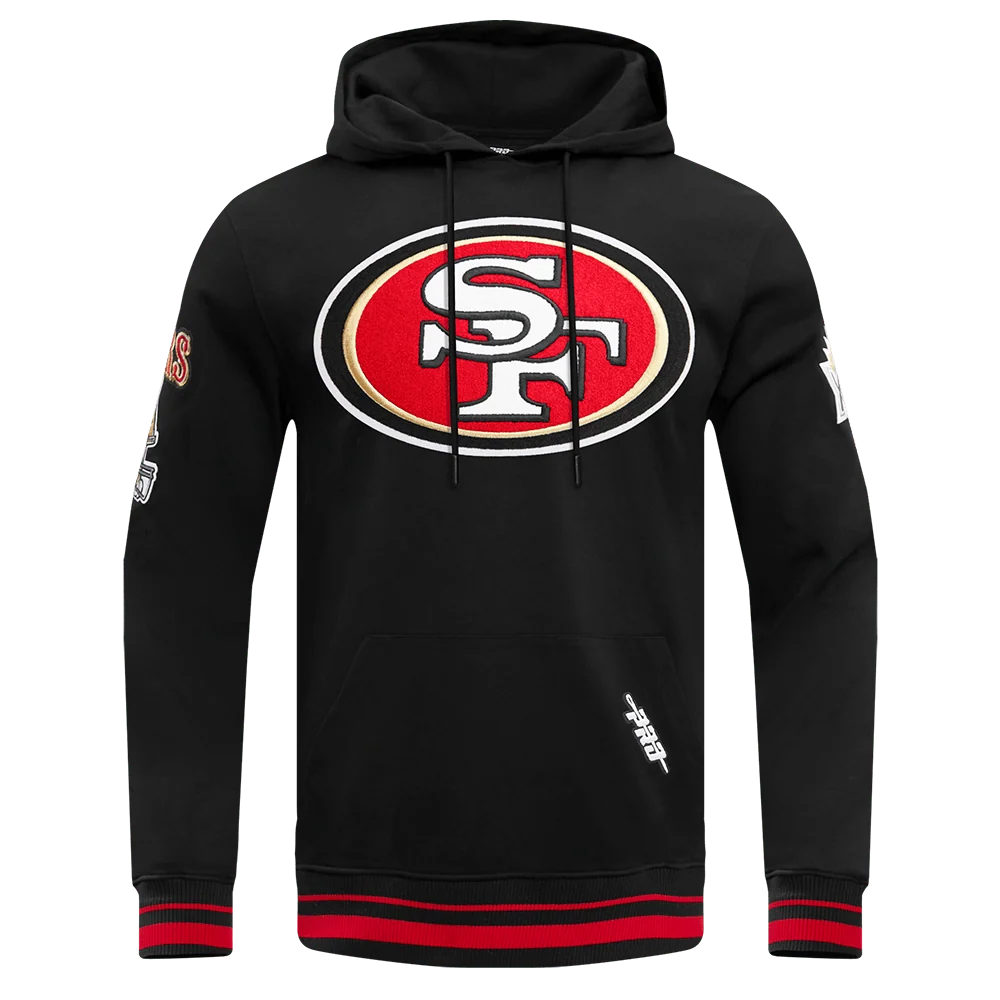 Pro Standard San Francisco 49ers Mash Up Hoodie - Black/Red/Black (FS45410412-BRK)