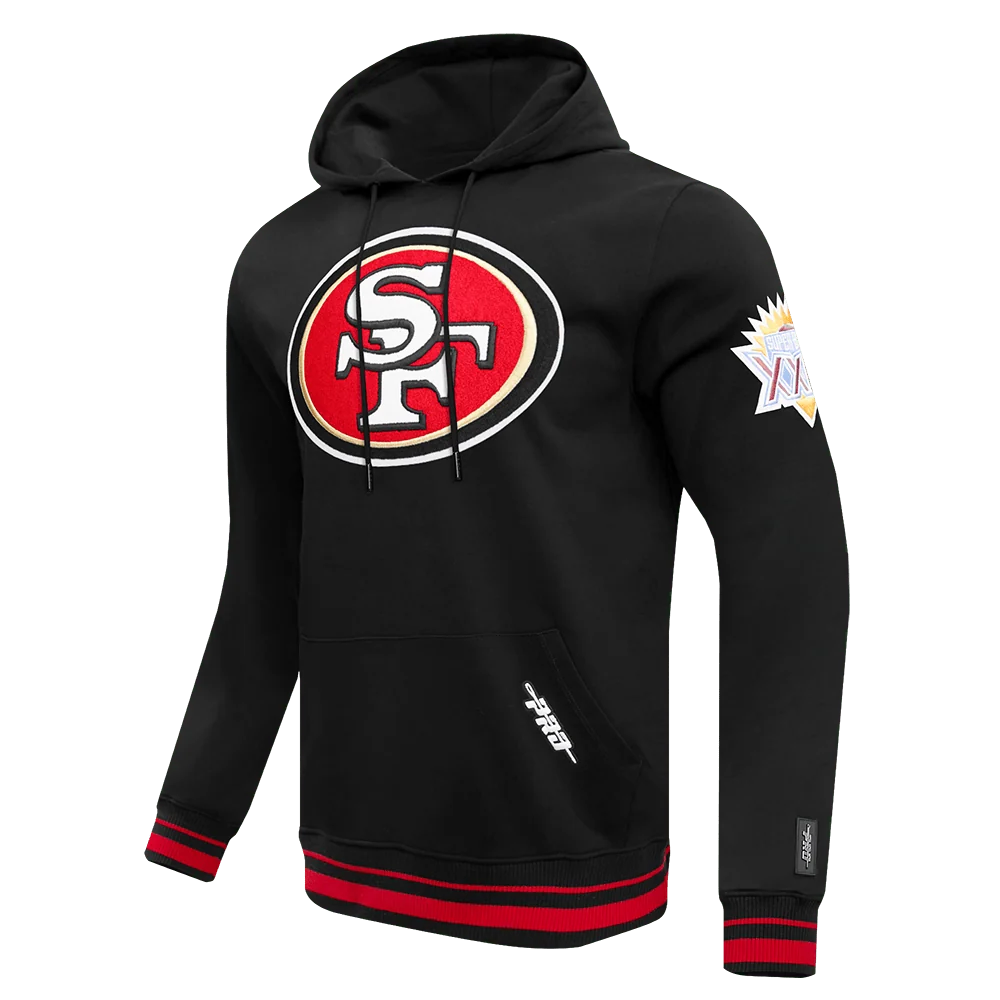 Pro Standard San Francisco 49ers Mash Up Hoodie - Black/Red/Black (FS45410412-BRK)