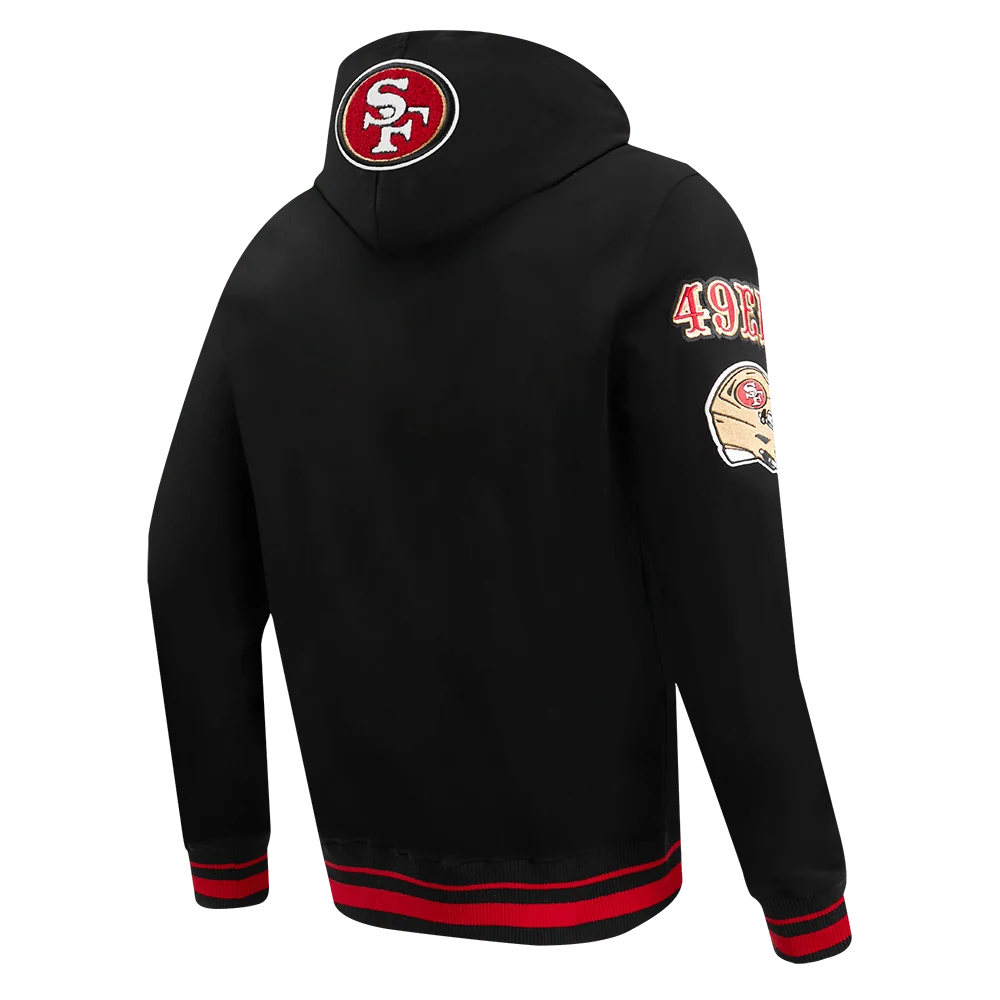 Pro Standard San Francisco 49ers Mash Up Hoodie - Black/Red/Black (FS45410412-BRK)
