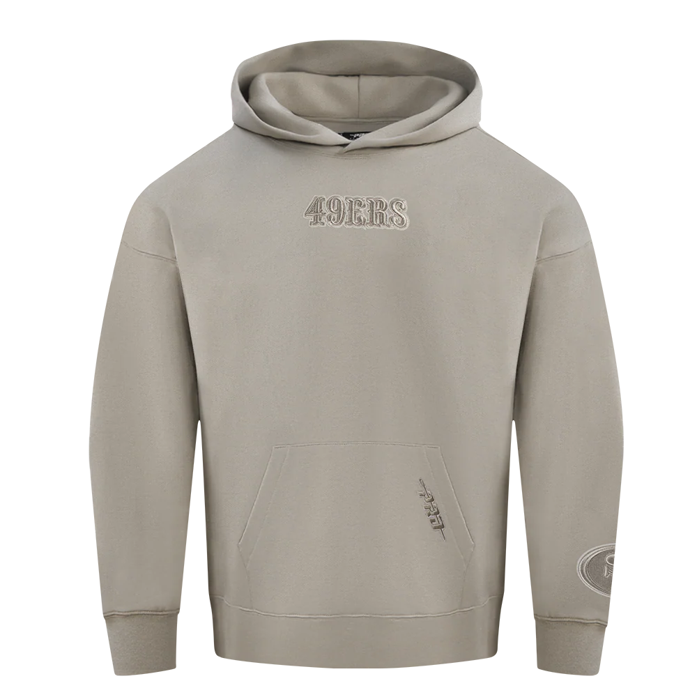 Pro Standard San Francisco 49ers Wingspan Hoodie - Taupe (FS45410468-TAU)