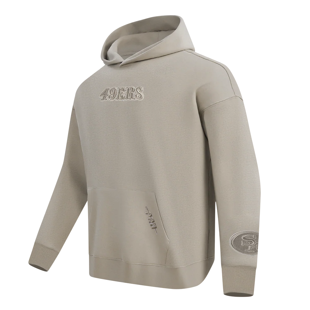 Pro Standard San Francisco 49ers Wingspan Hoodie - Taupe (FS45410468-TAU)