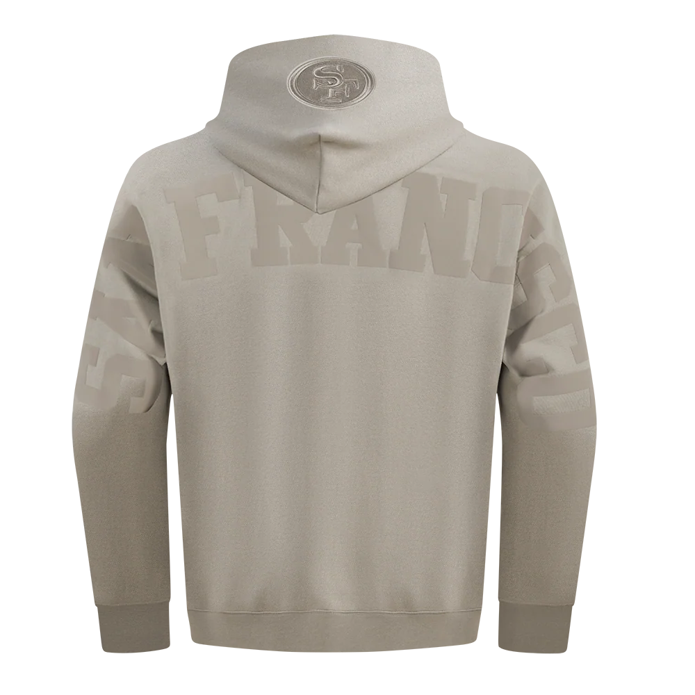 Pro Standard San Francisco 49ers Wingspan Hoodie - Taupe (FS45410468-TAU)