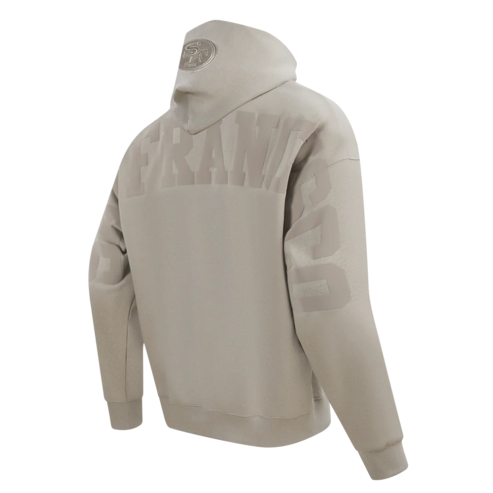 Pro Standard San Francisco 49ers Wingspan Hoodie - Taupe (FS45410468-TAU)