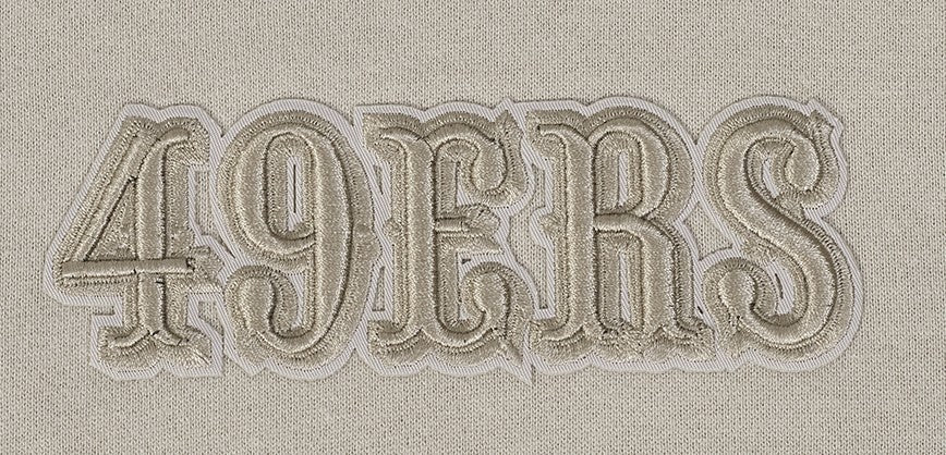 Pro Standard San Francisco 49ers Wingspan Hoodie - Taupe (FS45410468-TAU)