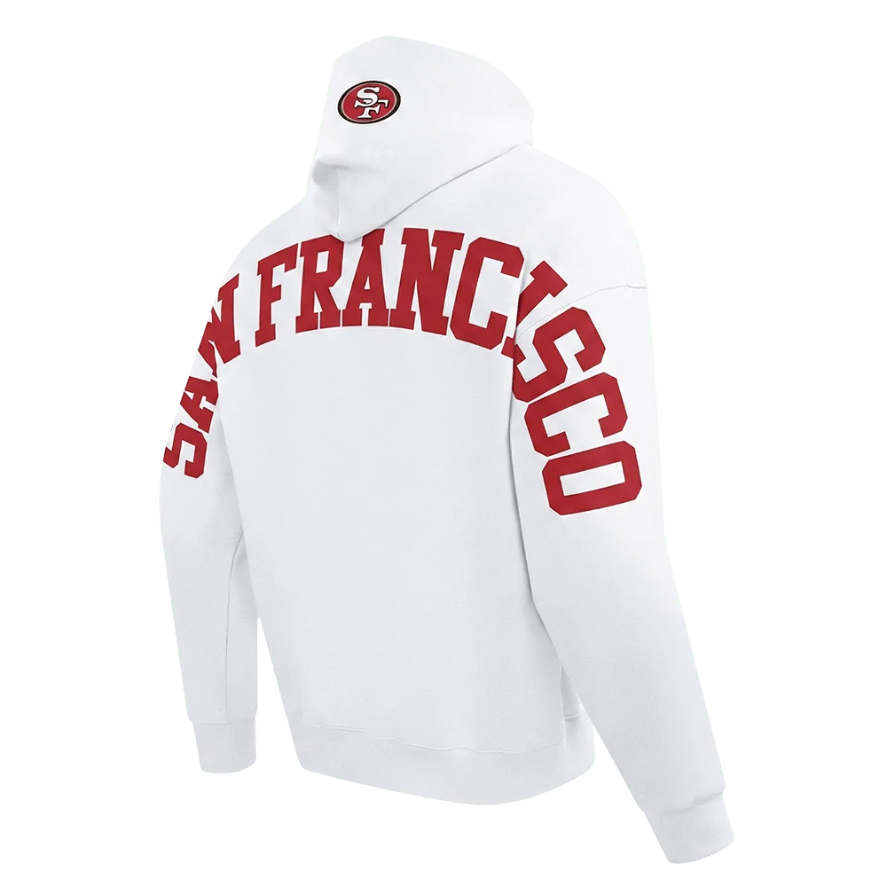Pro Standard San Francisco 49ers Wingspan Hoodie - White (FS45410468-WHT)