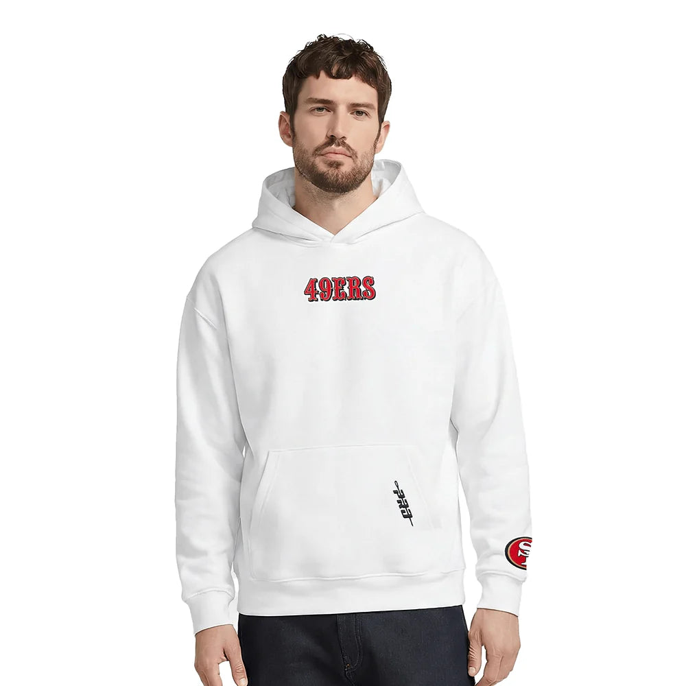 Pro Standard San Francisco 49ers Wingspan Hoodie - White (FS45410468-WHT)