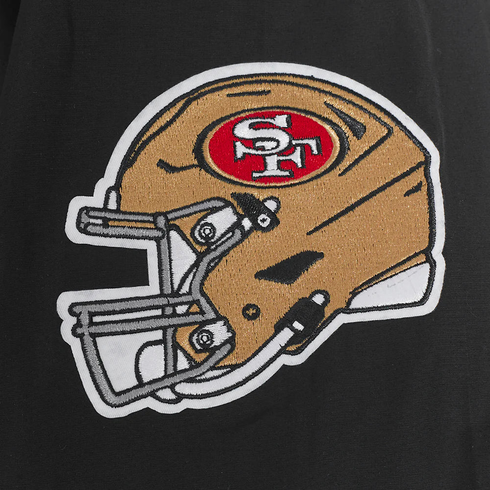 Pro Standard 49ers Classic Full Zip Wind Hoodie - Black (FS45410640-BLK)