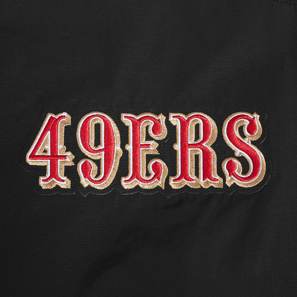 Pro Standard 49ers Classic Full Zip Wind Hoodie - Black (FS45410640-BLK)
