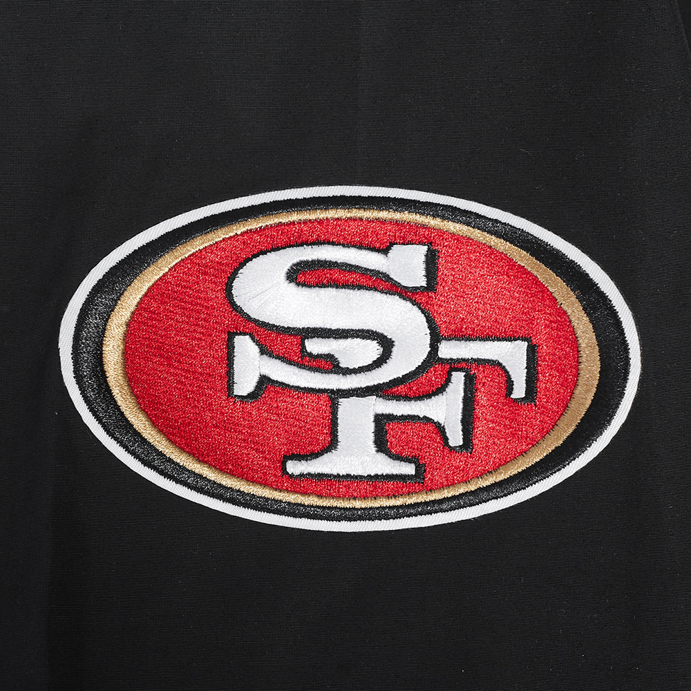 Pro Standard 49ers Classic Full Zip Wind Hoodie - Black (FS45410640-BLK)