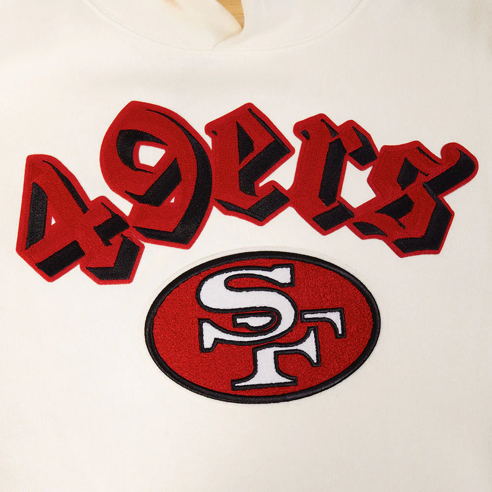 Pro Standard San Francisco 49ers Best Of Pull Over Hoodie - Eggshell (FS45410965-EGG)