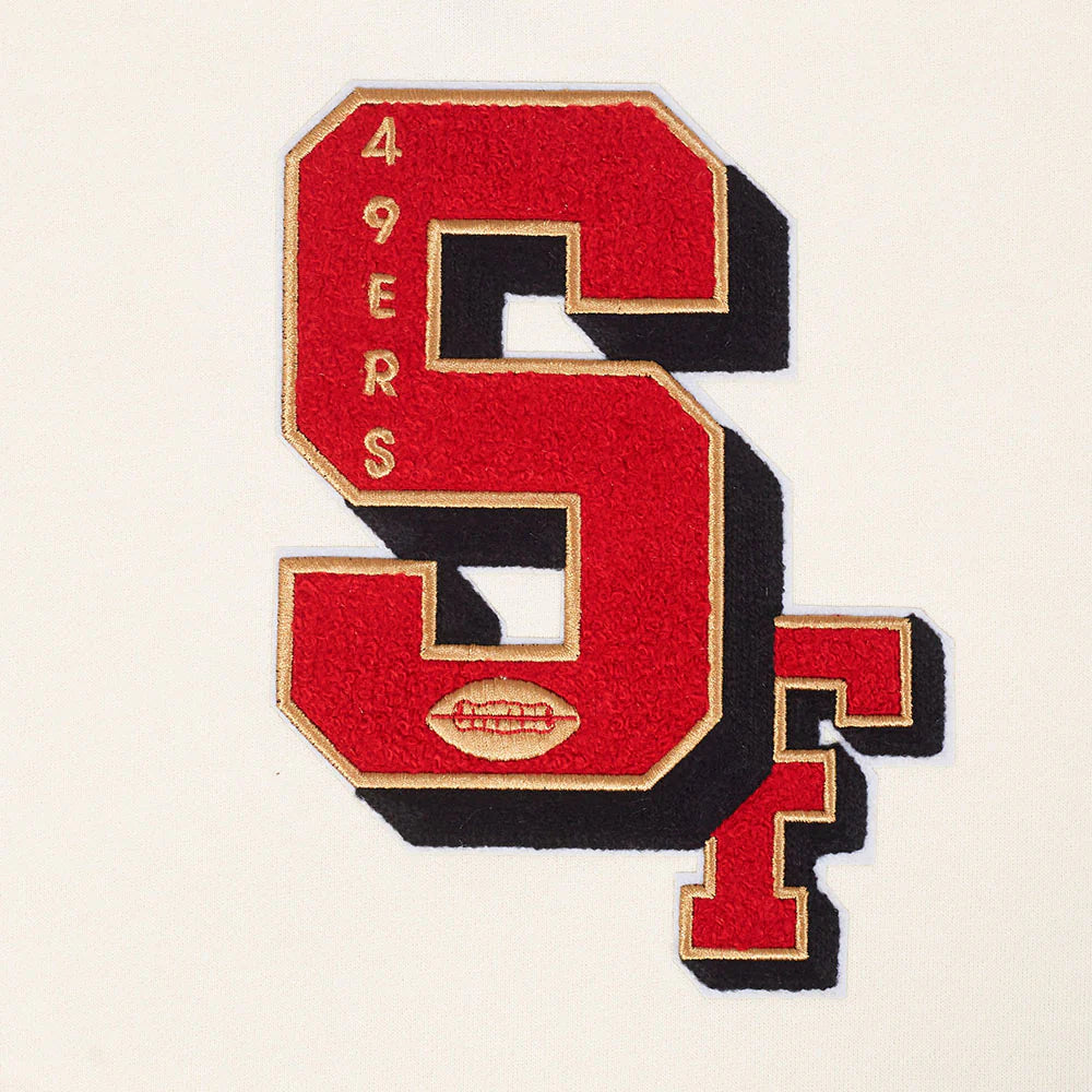 Pro Standard San Francisco 49ers Best Of Pull Over Hoodie - Eggshell (FS45410965-EGG)