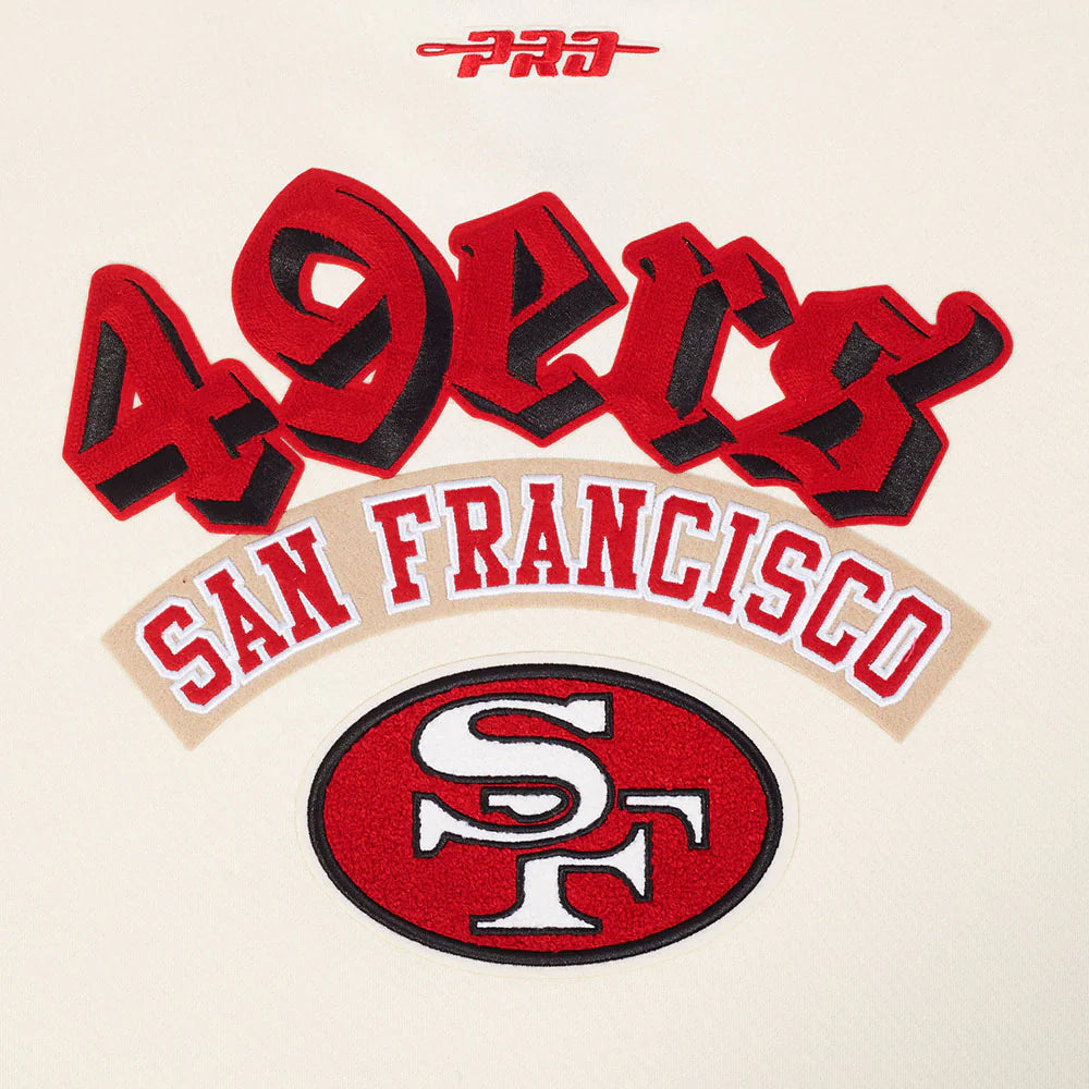 Pro Standard San Francisco 49ers Best Of Pull Over Hoodie - Eggshell (FS45410965-EGG)