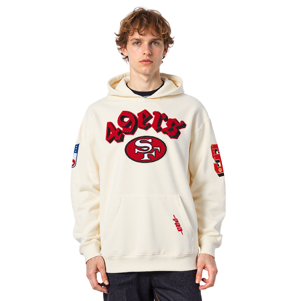 Pro Standard San Francisco 49ers Best Of Pull Over Hoodie - Eggshell (FS45410965-EGG)