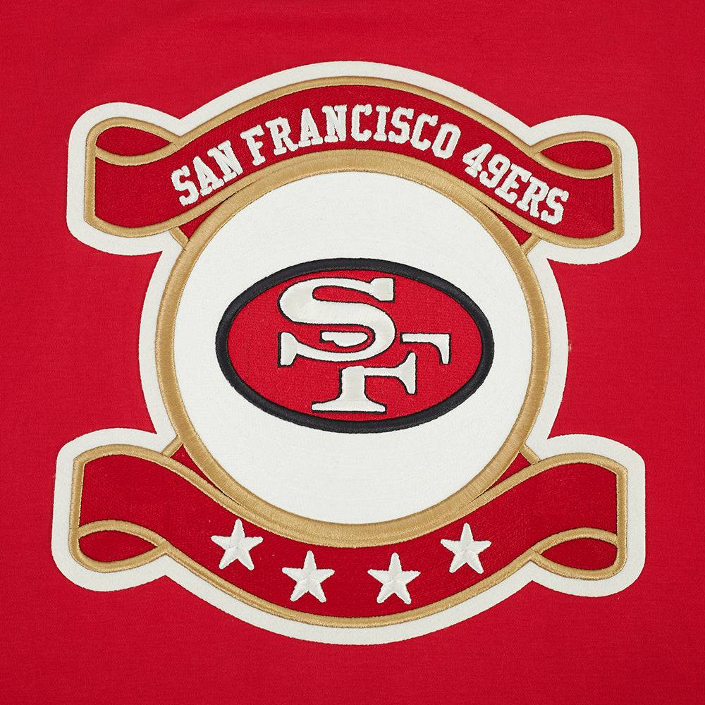 Pro Standard San Francisco 49ers Original Players Button Down Hoodie - Red/Eggshell (FS45411789-RDE)