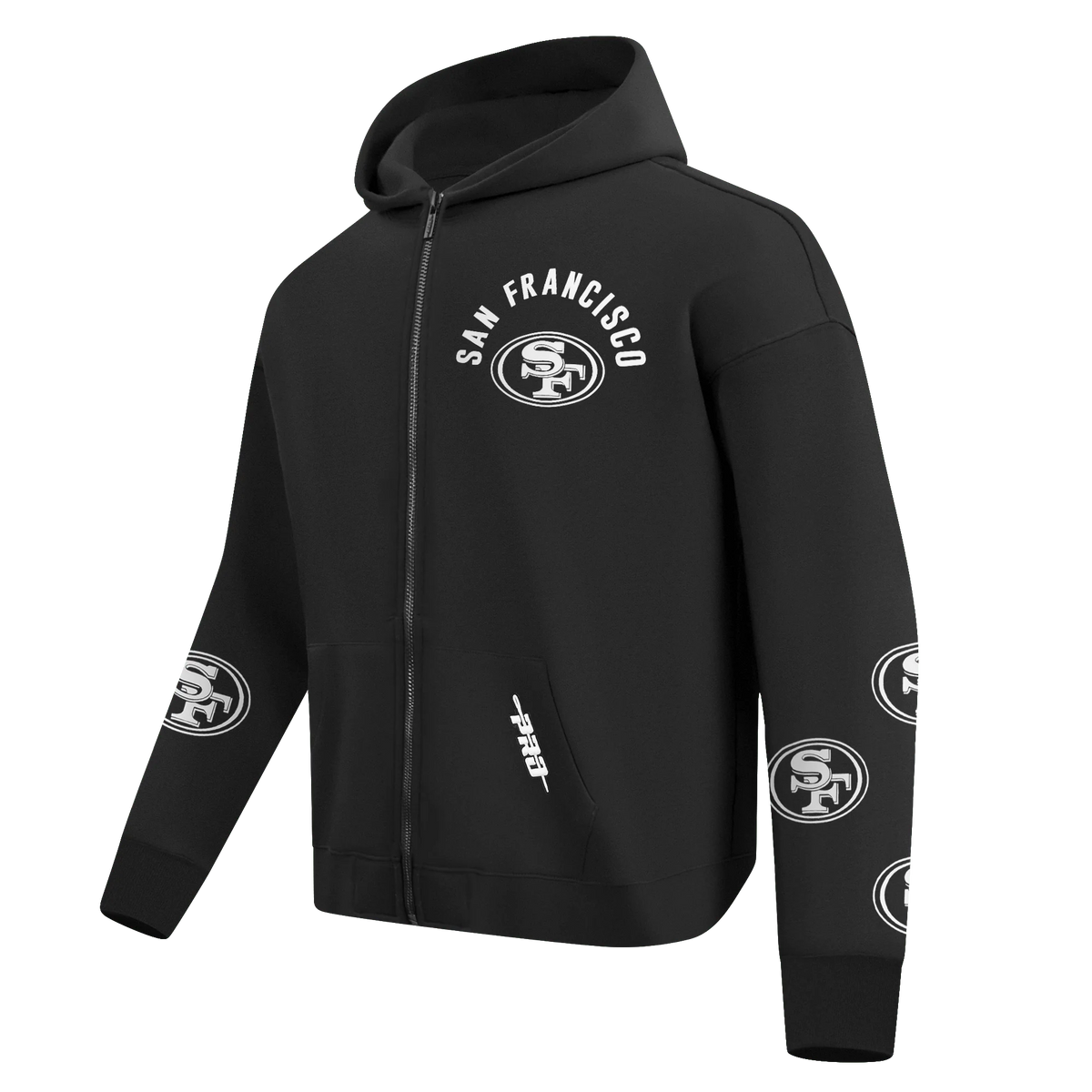 Pro Standard San Francisco 49ers All Pro Full Zip Hoodie - Black (FS45411802-BLK)