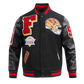 Pro Standard San Francisco 49ers Mash Up Wool Jacket -  Black/Red/Black (FS46410415-BRK)