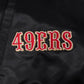 Pro Standard San Francisco 49ers Best Of Satin Jacket - Black/Red/Black (FS46410968-BRK)