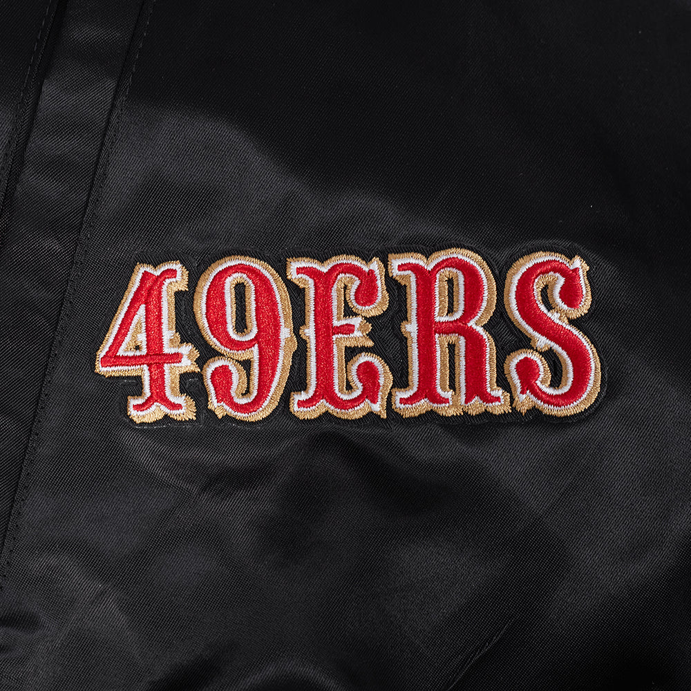 Pro Standard San Francisco 49ers Best Of Satin Jacket - Black/Red/Black (FS46410968-BRK)