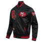 Pro Standard San Francisco 49ers Best Of Satin Jacket - Black/Red/Black (FS46410968-BRK)