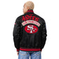 Pro Standard San Francisco 49ers Best Of Satin Jacket - Black/Red/Black (FS46410968-BRK)