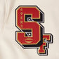Pro Standard San Francisco 49ers Best Of Leather Varsity Jacket - Eggwhite (FS46410970-EGG)