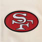 Pro Standard San Francisco 49ers Best Of Leather Varsity Jacket - Eggwhite (FS46410970-EGG)