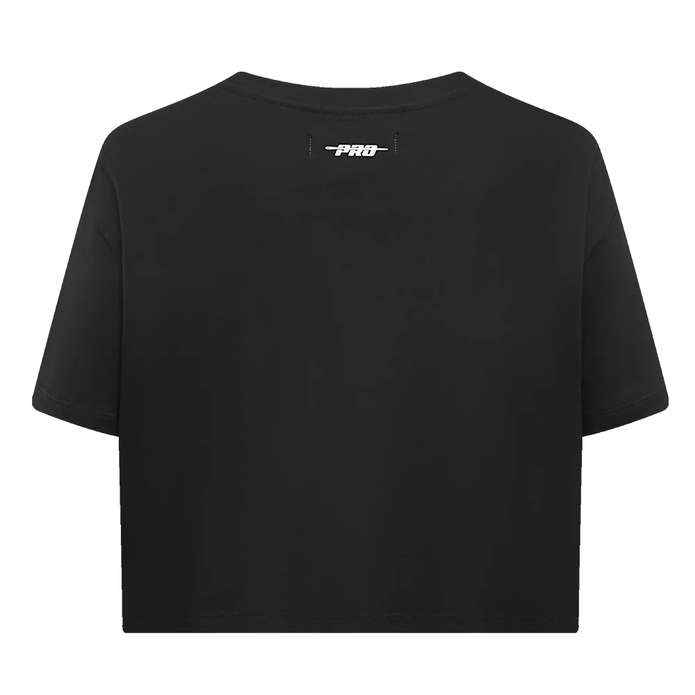Pro Standard San Francisco 49ers Script Women's Boxy Tee - Black (FS4A410160-BLK)