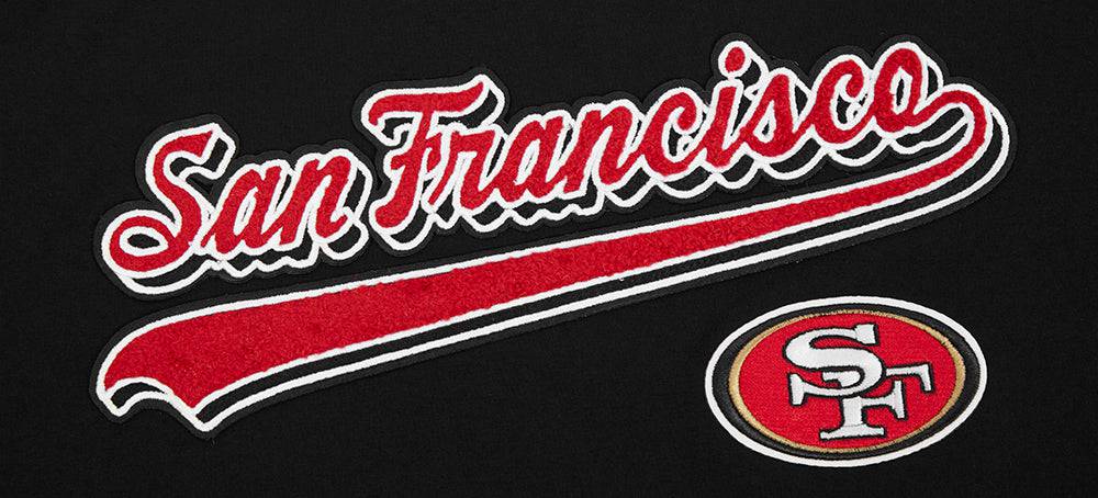 Pro Standard San Francisco 49ers Script Women's Boxy Tee - Black (FS4A410160-BLK)