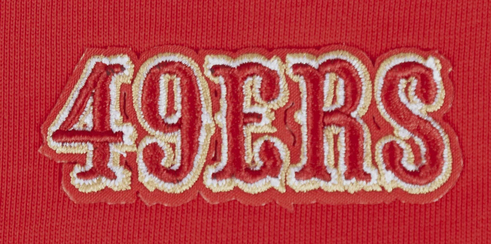 Pro Standard San Francisco 49ers Script Tail Women's BF Tee - Red (FS4A410161-RED)