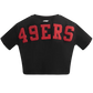 Pro Standard San Francisco 49ers Wingspan Women's Boxy Tee - Black (FS4A410460-BLK)