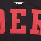 Pro Standard San Francisco 49ers Wingspan Women's Boxy Tee - Black (FS4A410460-BLK)