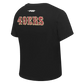 Pro Standard San Francisco 49ers Game Day Classics Women's Baby Doll Tee - Black (FS4A410538-BLK)