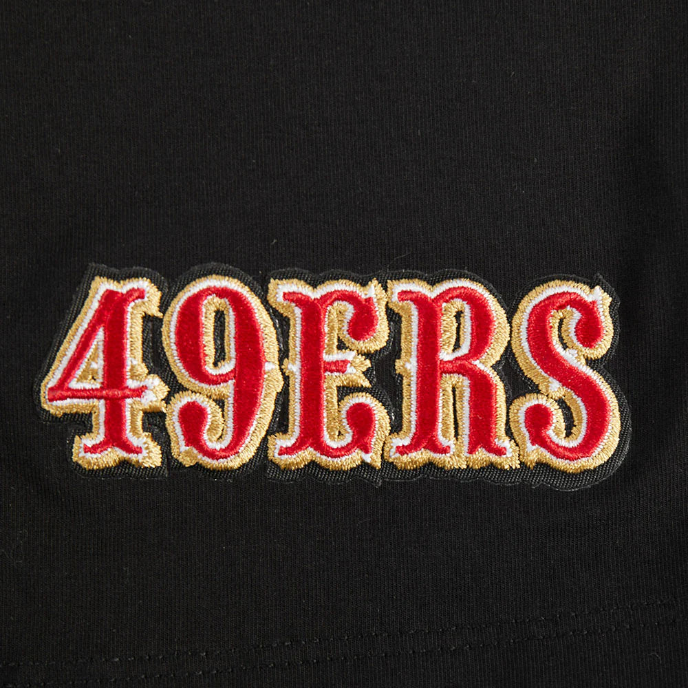 Pro Standard San Francisco 49ers Game Day Classics Women's Baby Doll Tee - Black (FS4A410538-BLK)