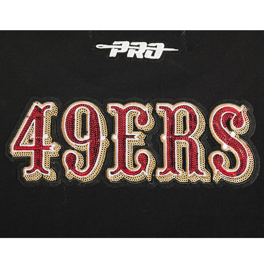 Pro Standard San Francisco 49ers Game Day Classics Women's Baby Doll Tee - Black (FS4A410538-BLK)