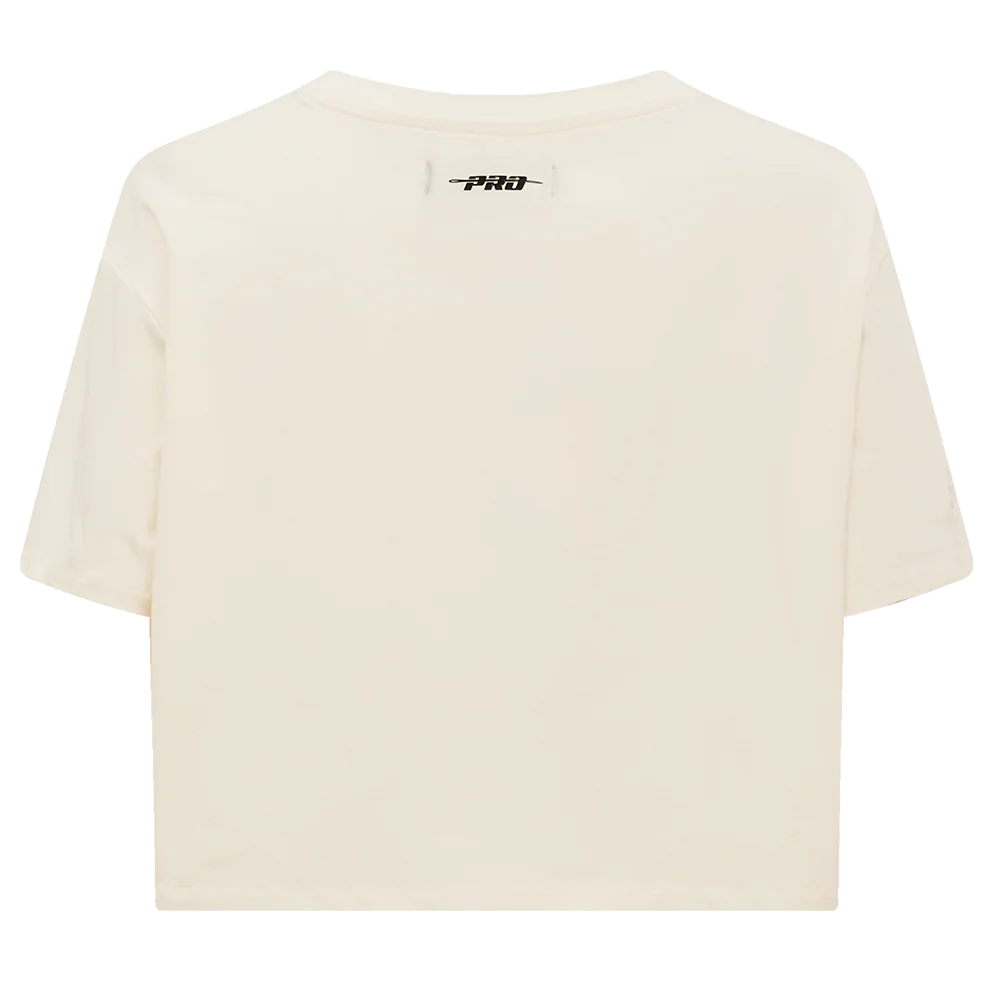 Pro Standard San Francisco 49ers Retro Classics Women's Boxy Tee - Eggshell (FS4A43617-EGG)