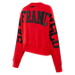 Pro Standard San Francisco 49ers Wingspan Women's Crewneck - Red (FS4C410461-RED)