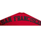 Pro Standard San Francisco 49ers Wingspan Women's Crewneck - Red (FS4C410461-RED)