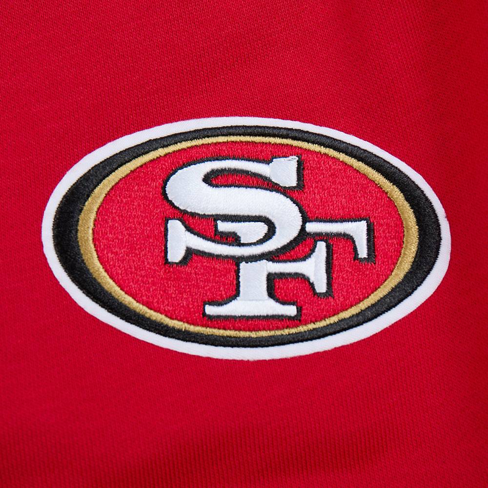 Pro Standard San Francisco 49ers Wingspan Women's Crewneck - Red (FS4C410461-RED)