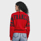 Pro Standard San Francisco 49ers Wingspan Women's Crewneck - Red (FS4C410461-RED)
