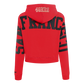 Pro Standard San Francisco 49ers Wingspan Women's Cropped Hoodie - Red (FS4C410462-RED)