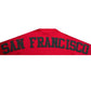 Pro Standard San Francisco 49ers Wingspan Women's Cropped Hoodie - Red (FS4C410462-RED)